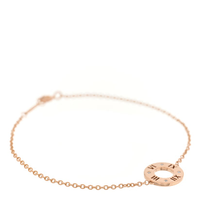 Tiffany 18K Rose Gold Diamond Atlas Pierced Bracelet 1 of 3