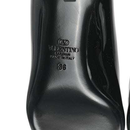 Valentino Garavani Patent One Stud 55mm Pumps 36 Black 6 of 10