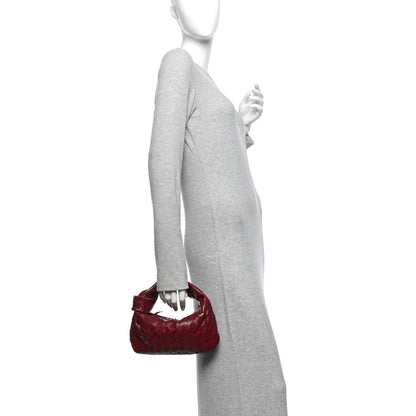 Bottega Veneta Nappa Intrecciato Mini Jodie Burgundy 2 of 12