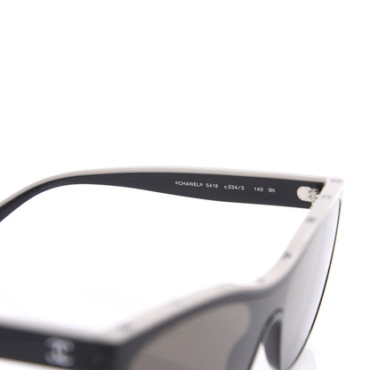 Chanel Cat Eye Sunglasses 5418 Black 5 of 9