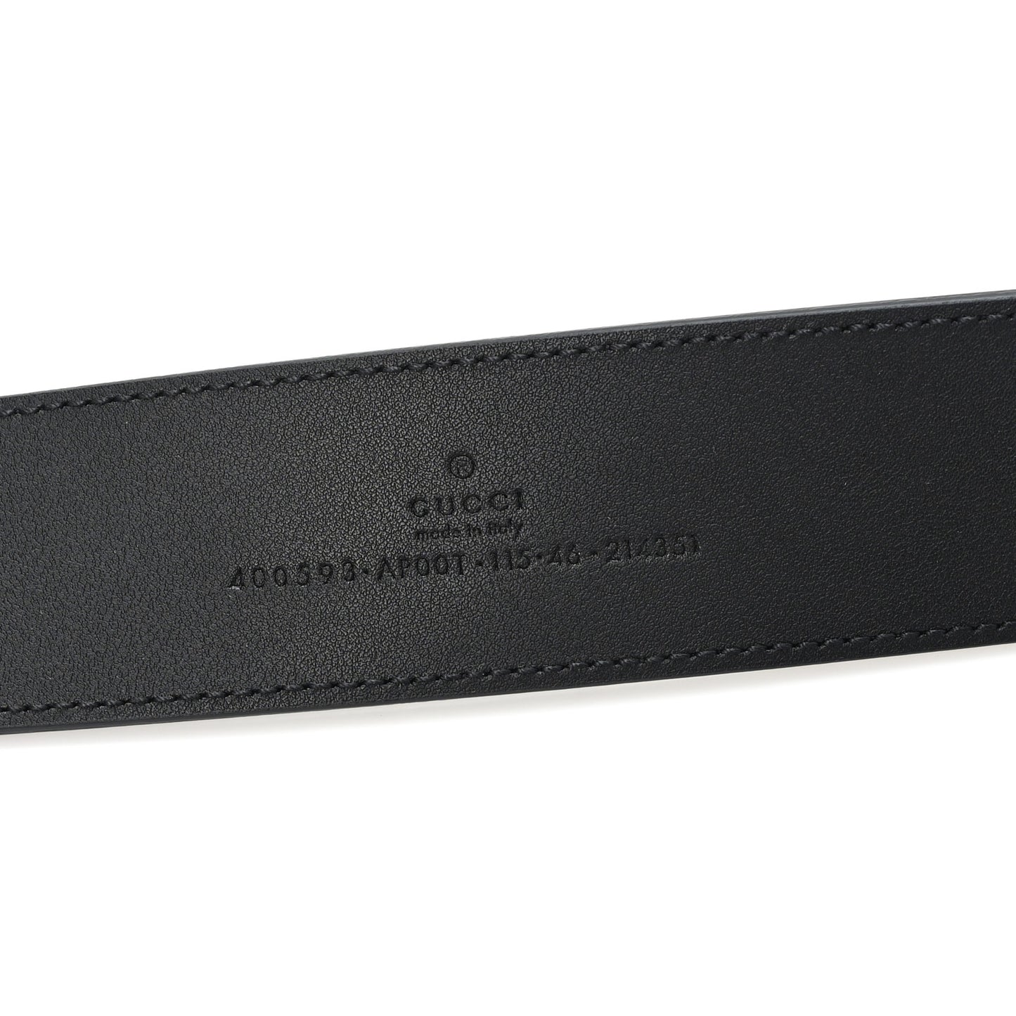Calfskin Double G 40mm Belt 115 46 Black