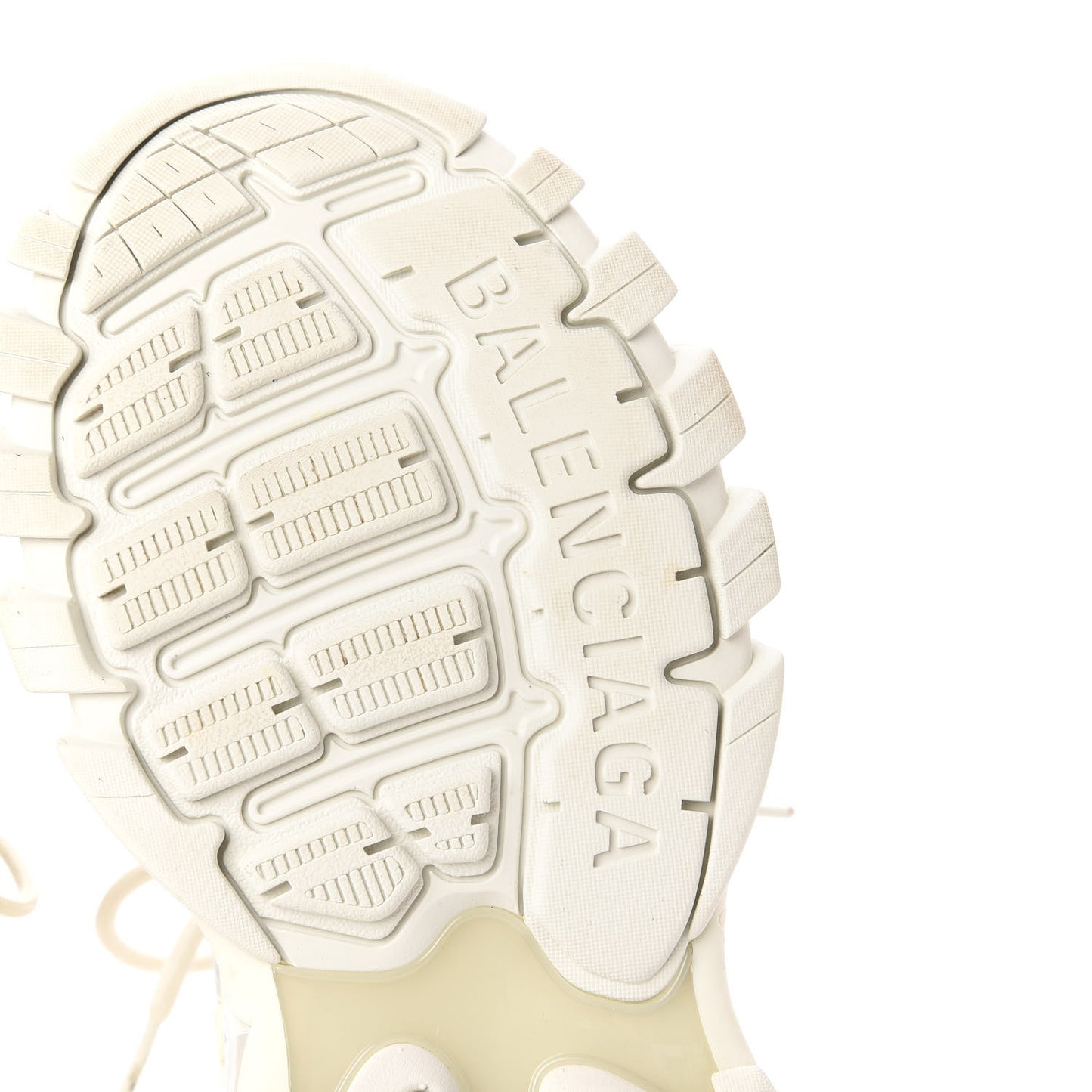 Rubber Mesh Womens Track.2 Open Sneakers 40 White