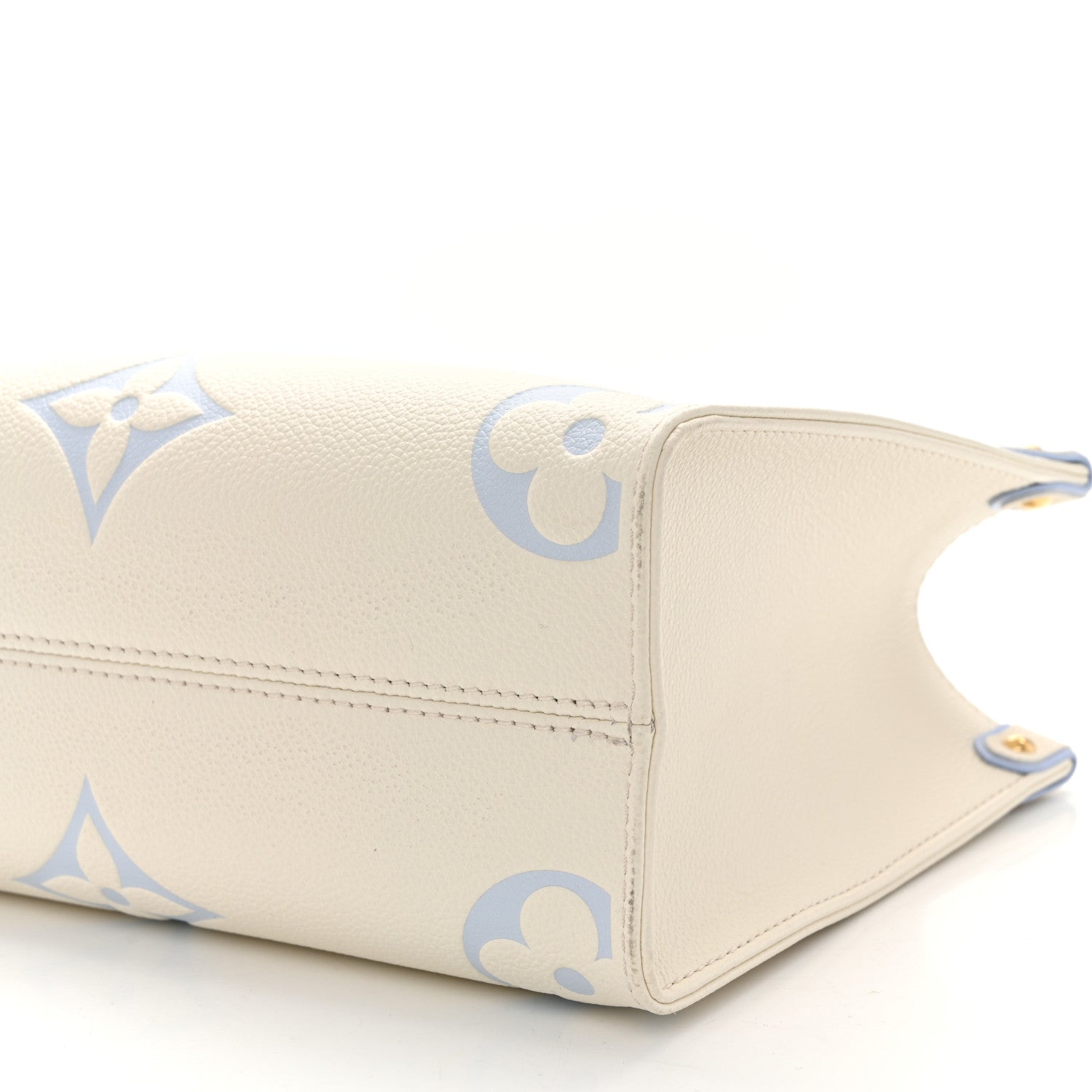 Louis Vuitton Empreinte Monogram Giant Onthego PM Latte Candy Blue 9 of 9