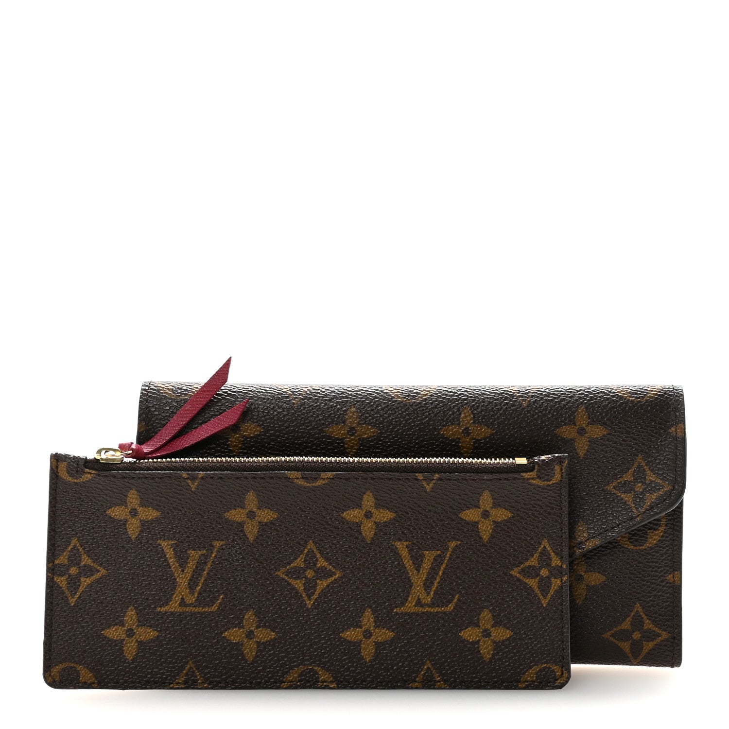 Louis Vuitton 三つ折り財布 ダークブラウン/ワインレッド Louis Vuitton Monogram Josephine Wallet Fuchsia 1863625 – FASHIONPHILE