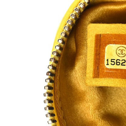 Chanel Lambskin Quilted New Mini Flap Yellow 7 of 11