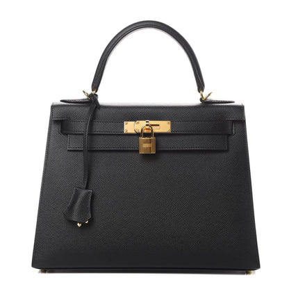 Hermes Epsom Kelly Sellier 28 Black 1 of 11