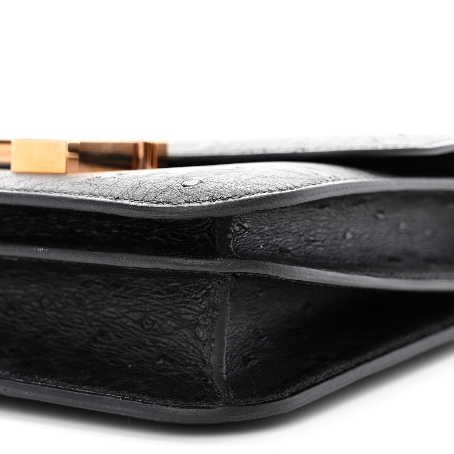 Hermes Ostrich Constance 18 Black 11 of 12