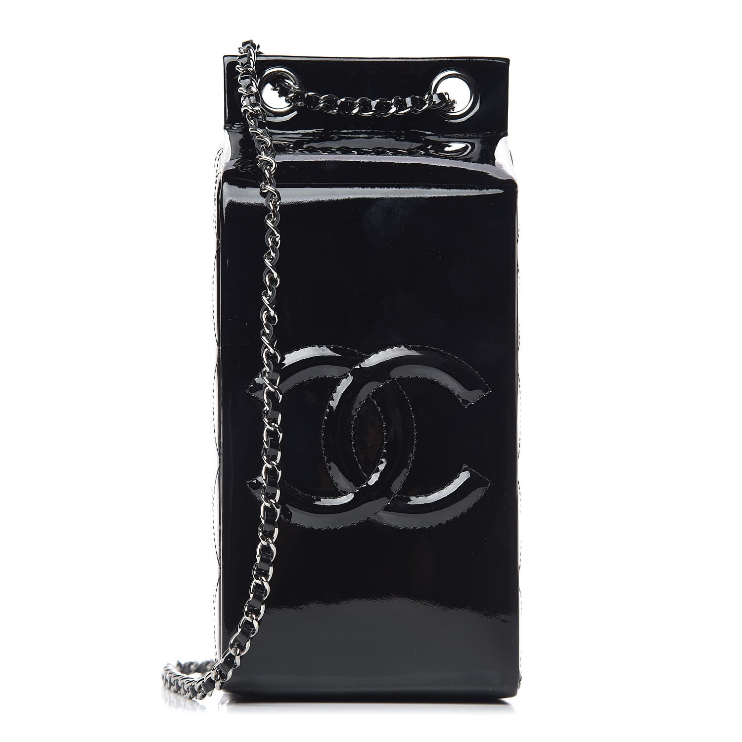 Chanel Patent Milk Carton Bag Black 1 of 9