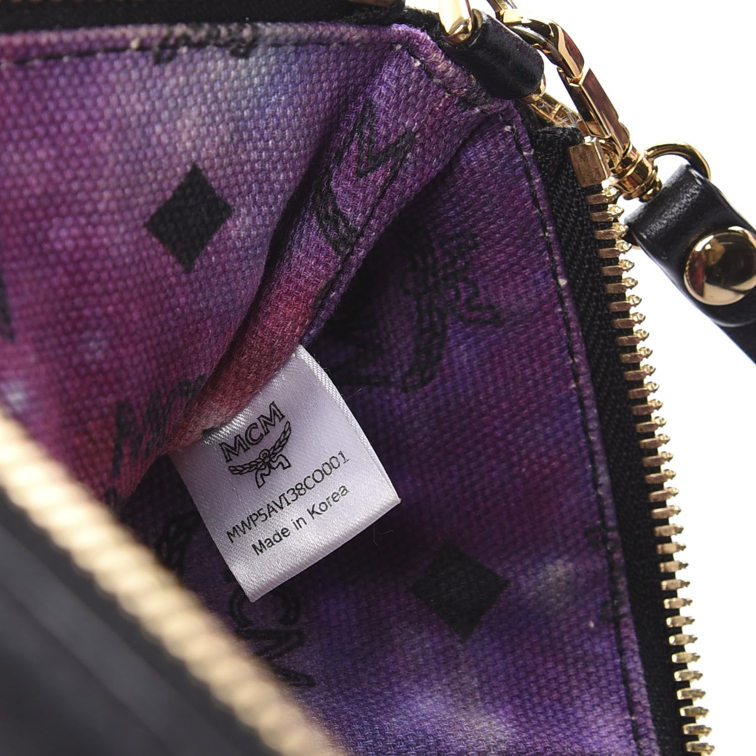 MCM Galaxy Visetos Medium Project Reversible Shopper Tote Cognac Multicolor 15 of 16