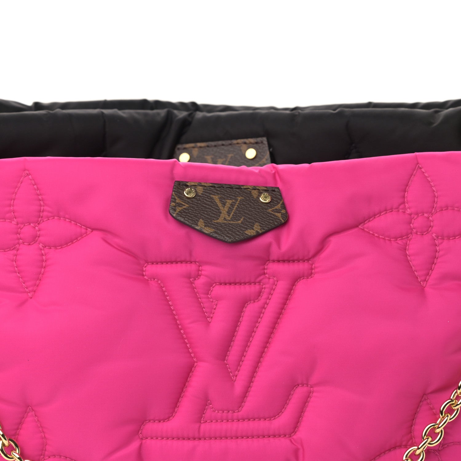 Louis Vuitton Econyl Monogram Pillow Maxi Multi Pochette Accessories Black Fuchsia 8 of 11