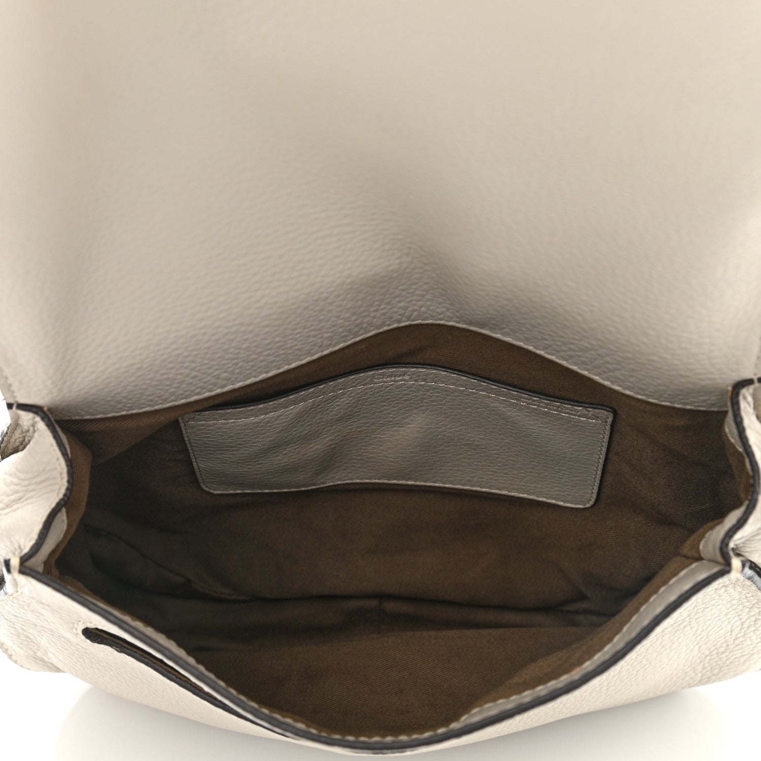 Chloe Calfskin Medium Marcie Round Crossbody Bag Dove 5 of 14