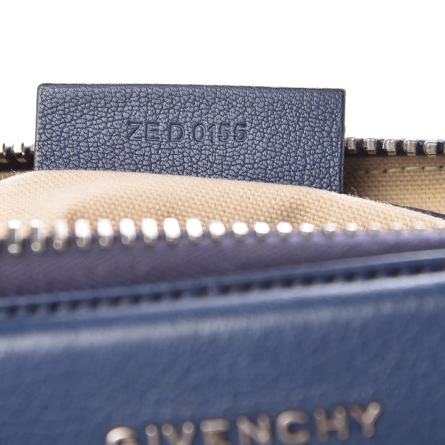 Sugar Goatskin Small Antigona Navy