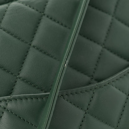 Chanel Calfskin Quilted Large Urban Spirit Backpack Dark Green 13 of 16