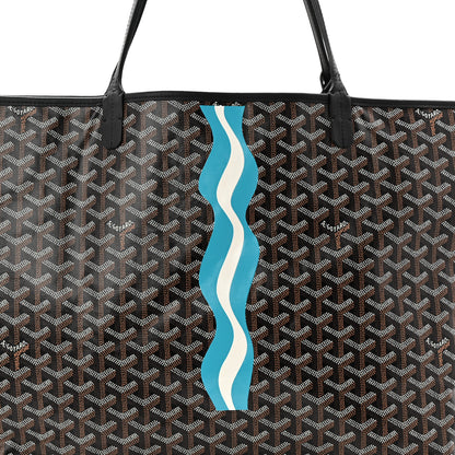 Goyard Goyardine Onde Millesime Reversible Anjou GM Black 13 of 18