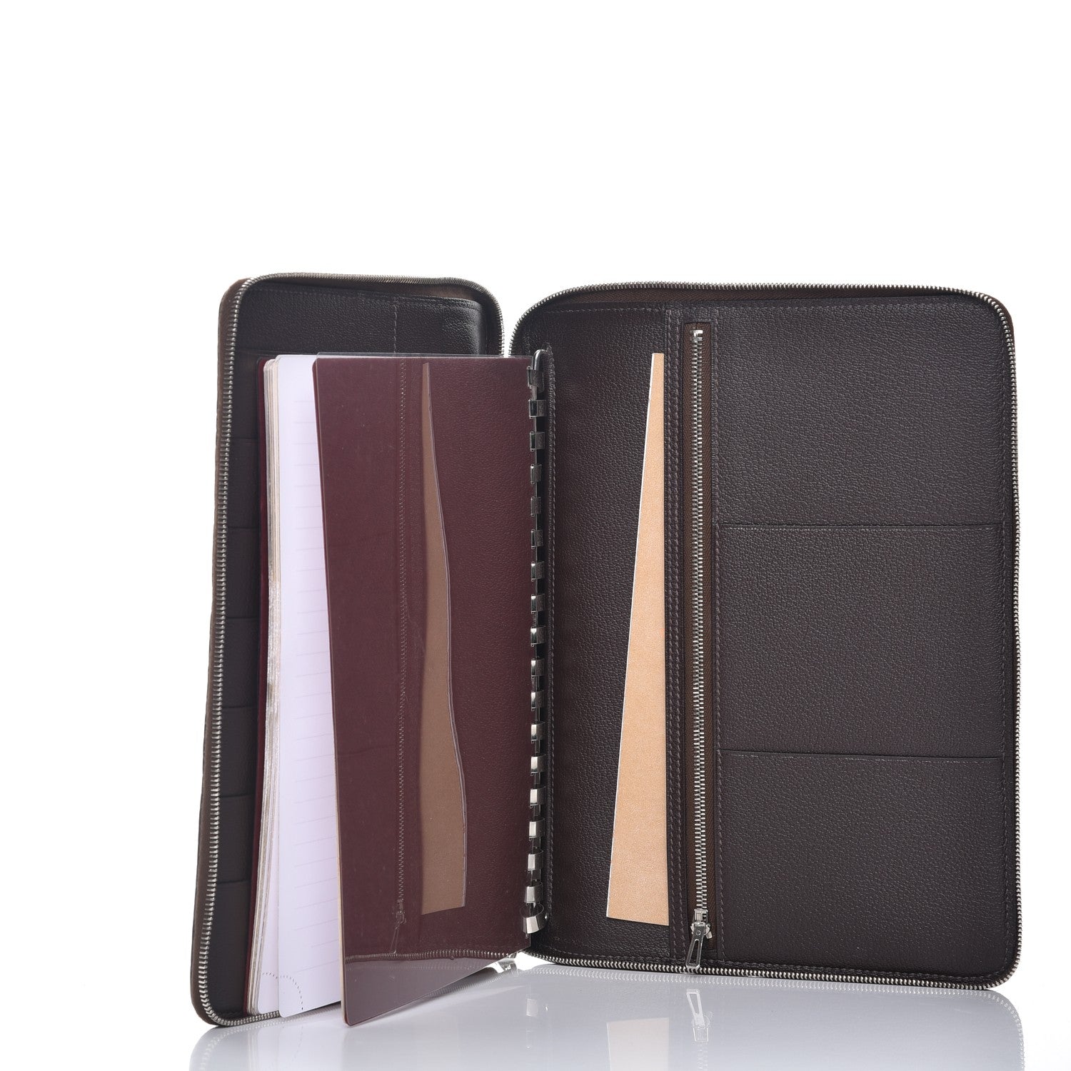 Hermes Shiny Alligator Semainier Zip Agenda Ebene 6 of 8