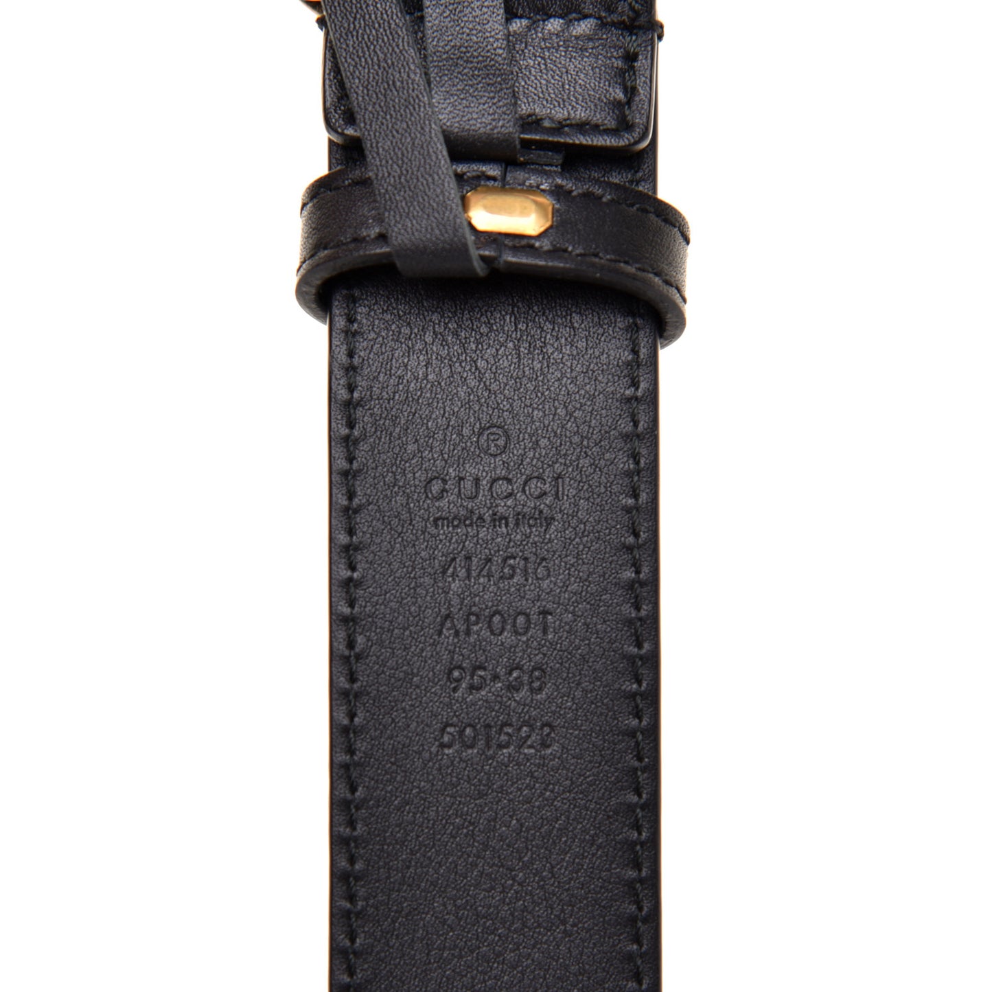 Calfskin Double G 30mm Belt 95 38 Black