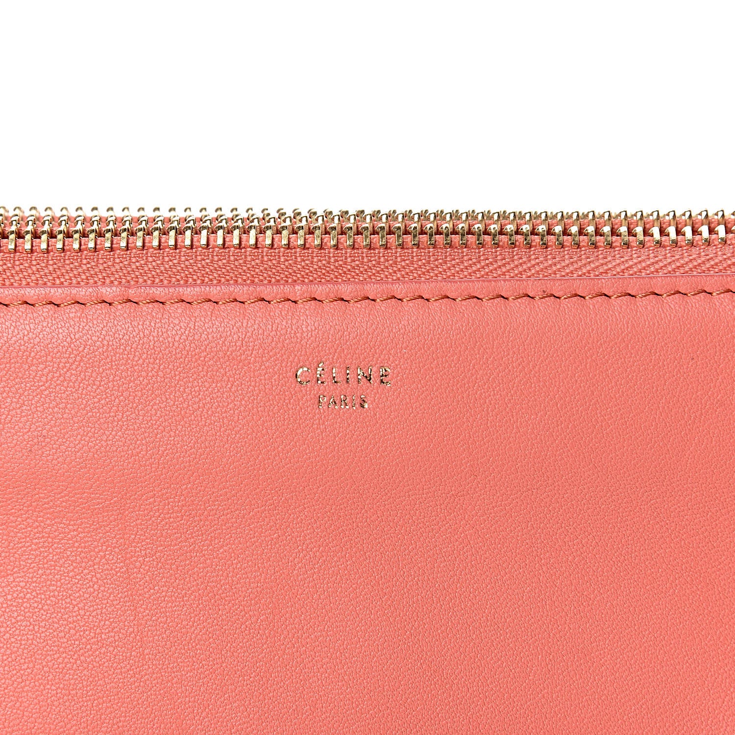 Celine Lambskin Small Trio Crossbody Bag Lipstick 11 of 16