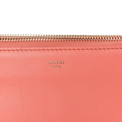 Celine Lambskin Small Trio Crossbody Bag Lipstick 11 of 16