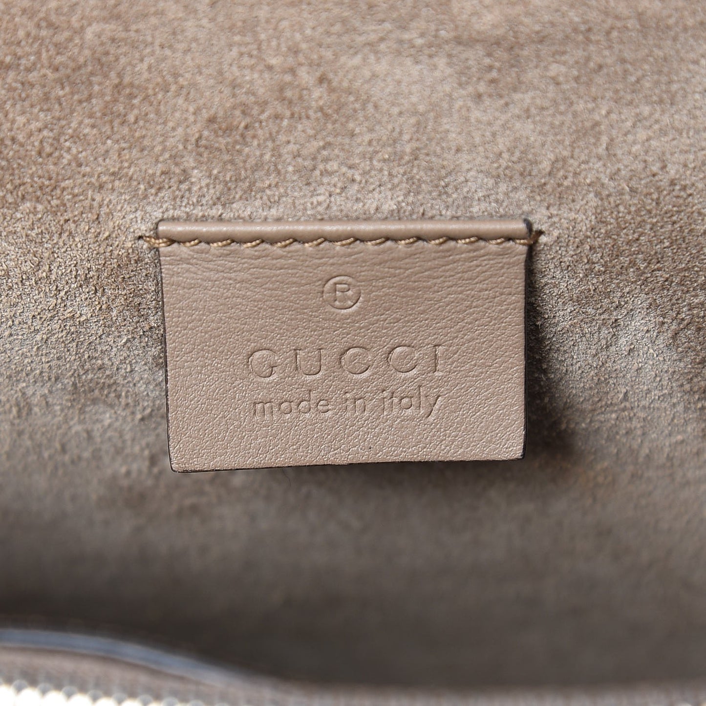 GG Supreme Monogram Medium Dionysus Shoulder Bag Taupe