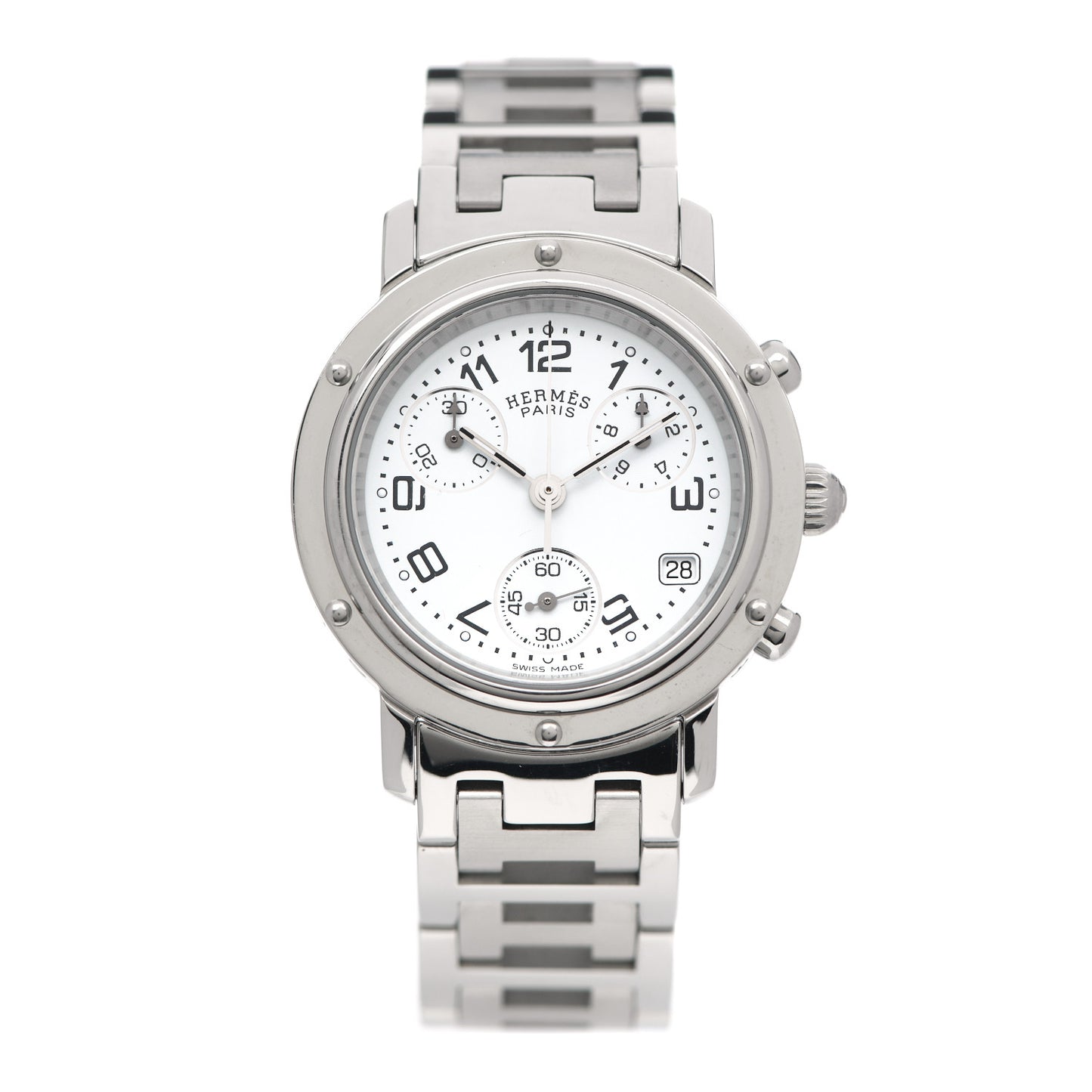 Stainless Steel 31mm Clipper Chronograph Quartz Watch