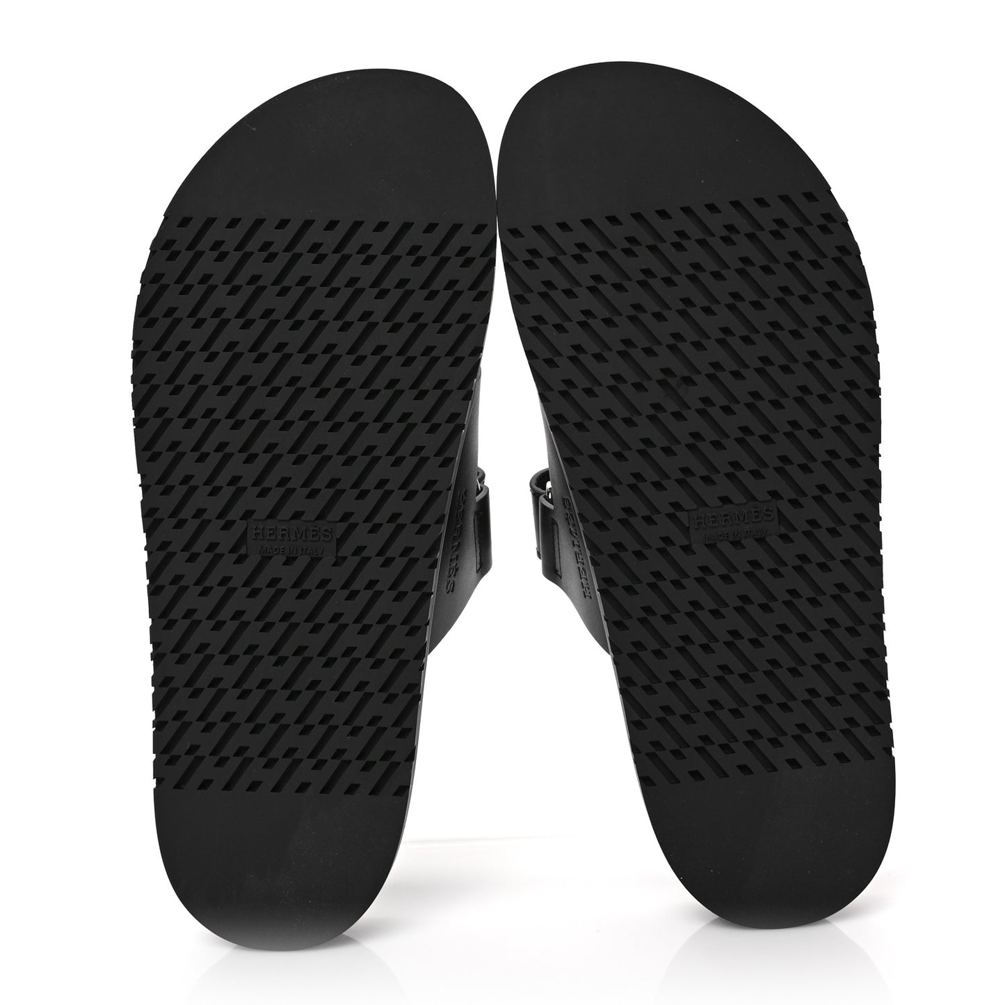 Calfskin Womens Chypre Sandals 40.5 Black