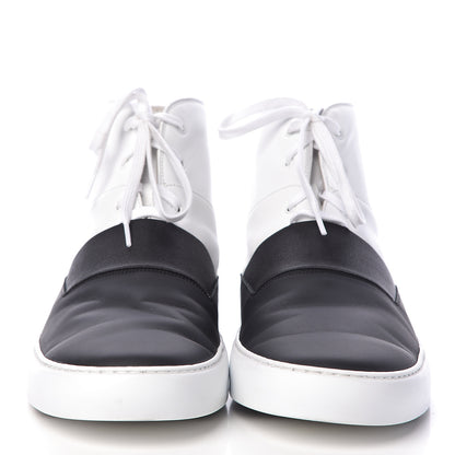 Chanel Calfskin Mens High Top Sneakers 45 Black 2 of 12