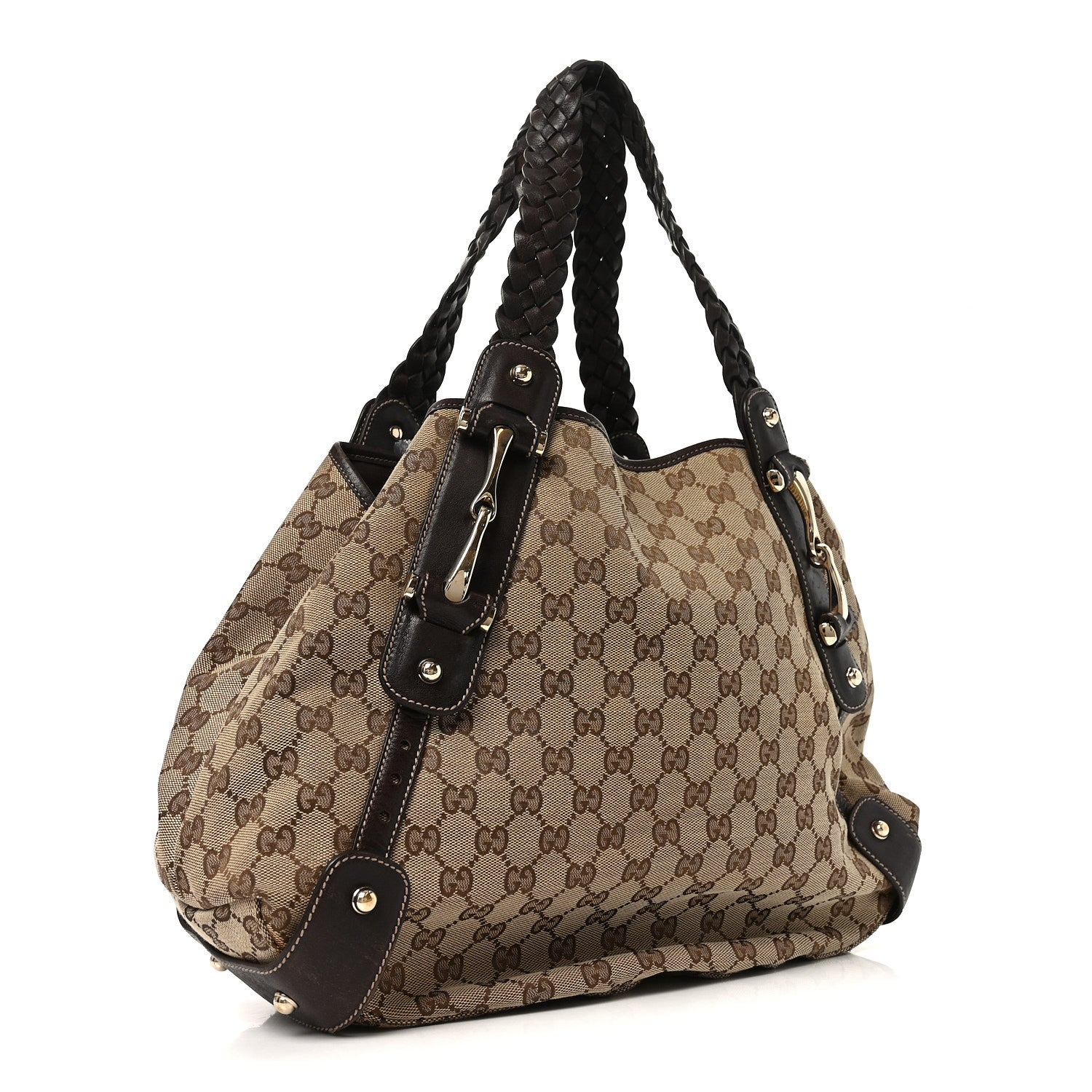 Gucci Monogram Medium Pelham Shoulder Bag Dark Brown 2 of 10