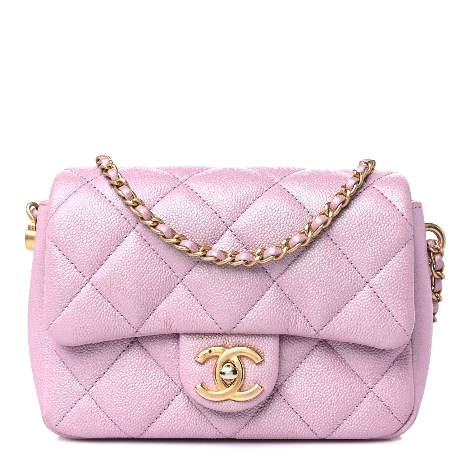 Chanel Iridescent Caviar Quilted Mini My Perfect Flap Pink 1 of 11