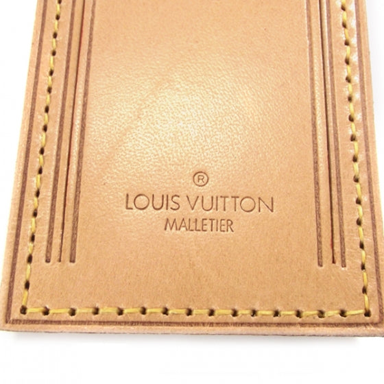 Vachetta Leather Luggage Tag