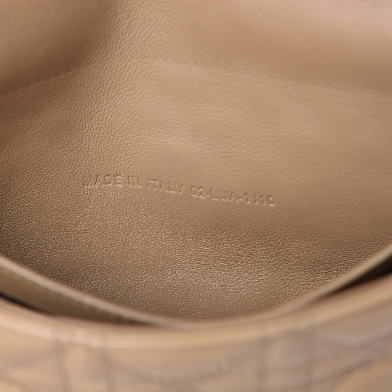 Christian Dior Patent Cannage New Lock Pouch Beige 9 of 14
