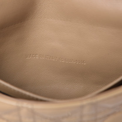 Christian Dior Patent Cannage New Lock Pouch Beige 9 of 14