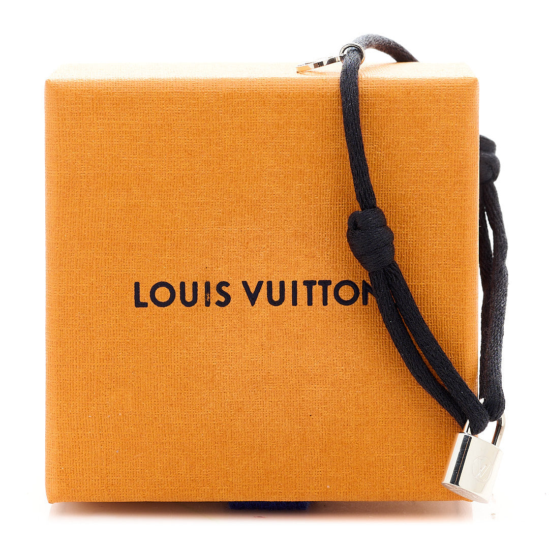 Sterling Silver Cotton Lockit X Doudou Louis Bracelet Black