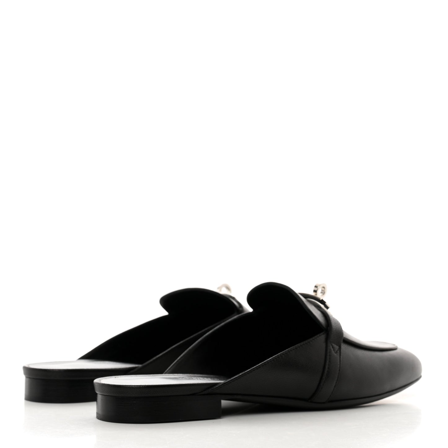 Goatskin Oz Mules 40 Black