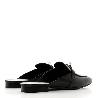 Hermes Goatskin Oz Mules 40 Black 4 of 9