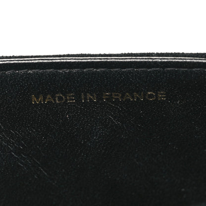 Chanel Velvet Quilted Medium Double Flap Black 7 of 13