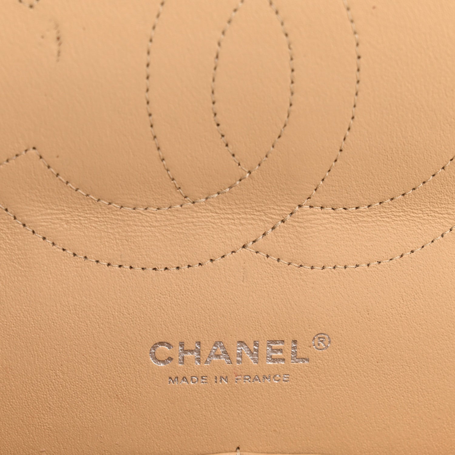 Chanel Caviar Quilted Jumbo Double Flap Beige Clair 6 of 14