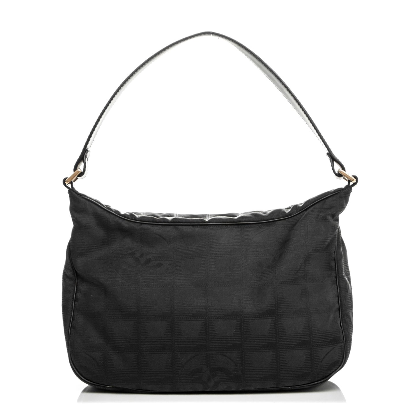 Nylon Travel Hobo Black