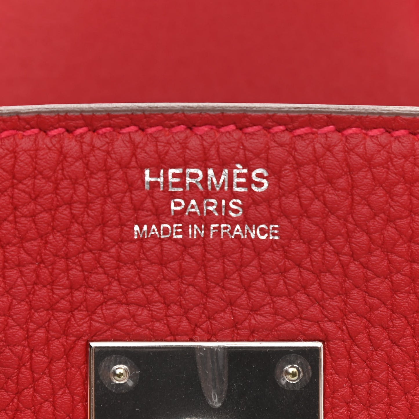Togo Birkin 30 Rouge Vif