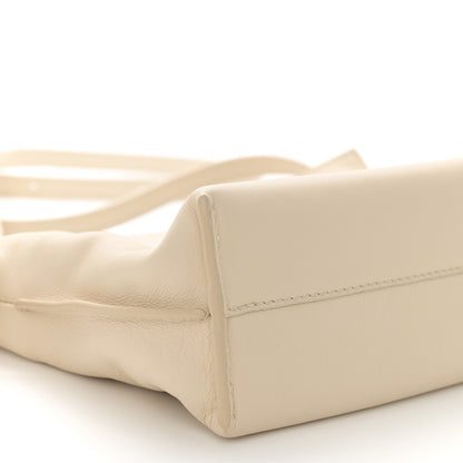 Loewe Calfskin Mini Flamenco Knot Clutch Angora 8 of 9