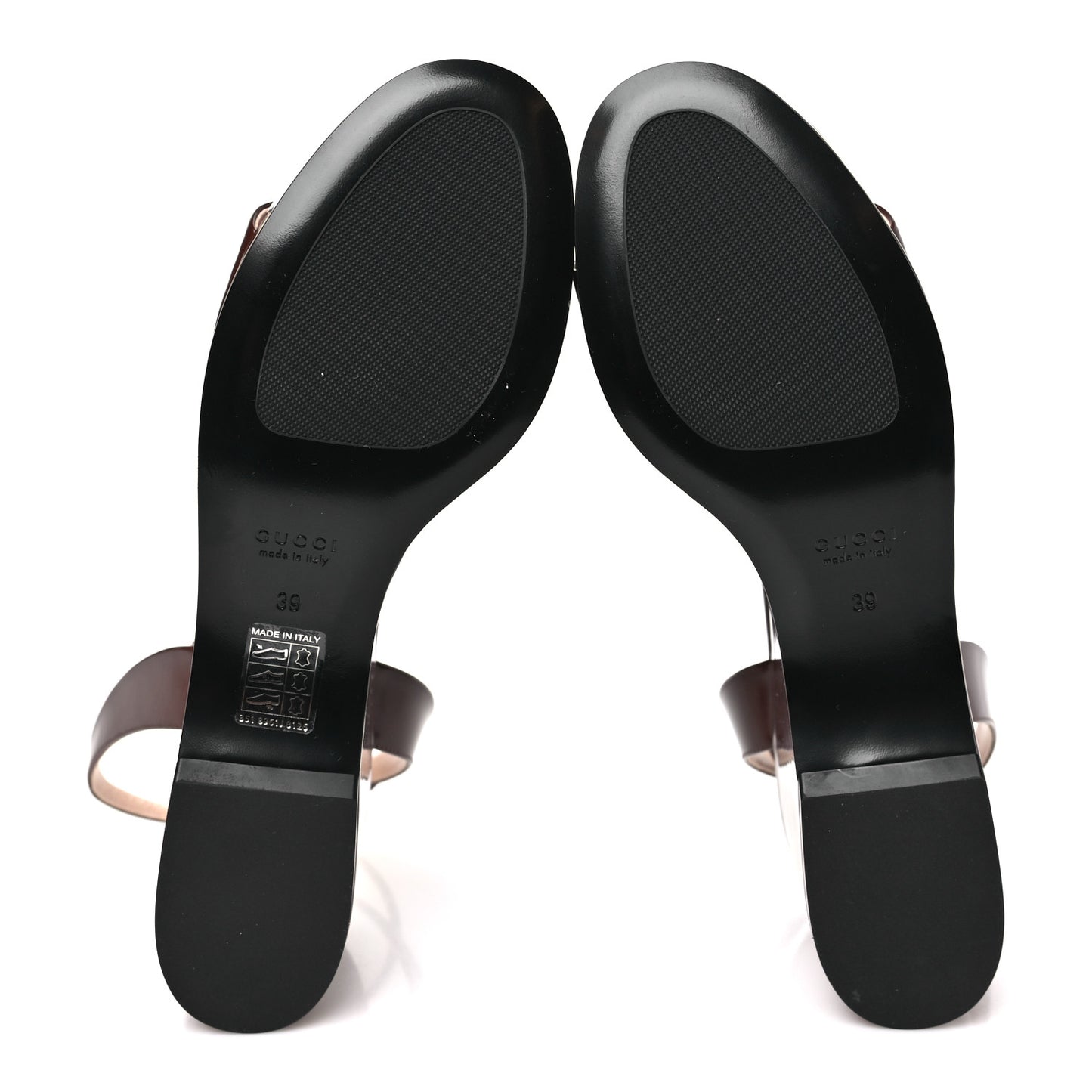 Superlight Calfskin Horsebit Platform Sandals  39 Sweet Chestnut