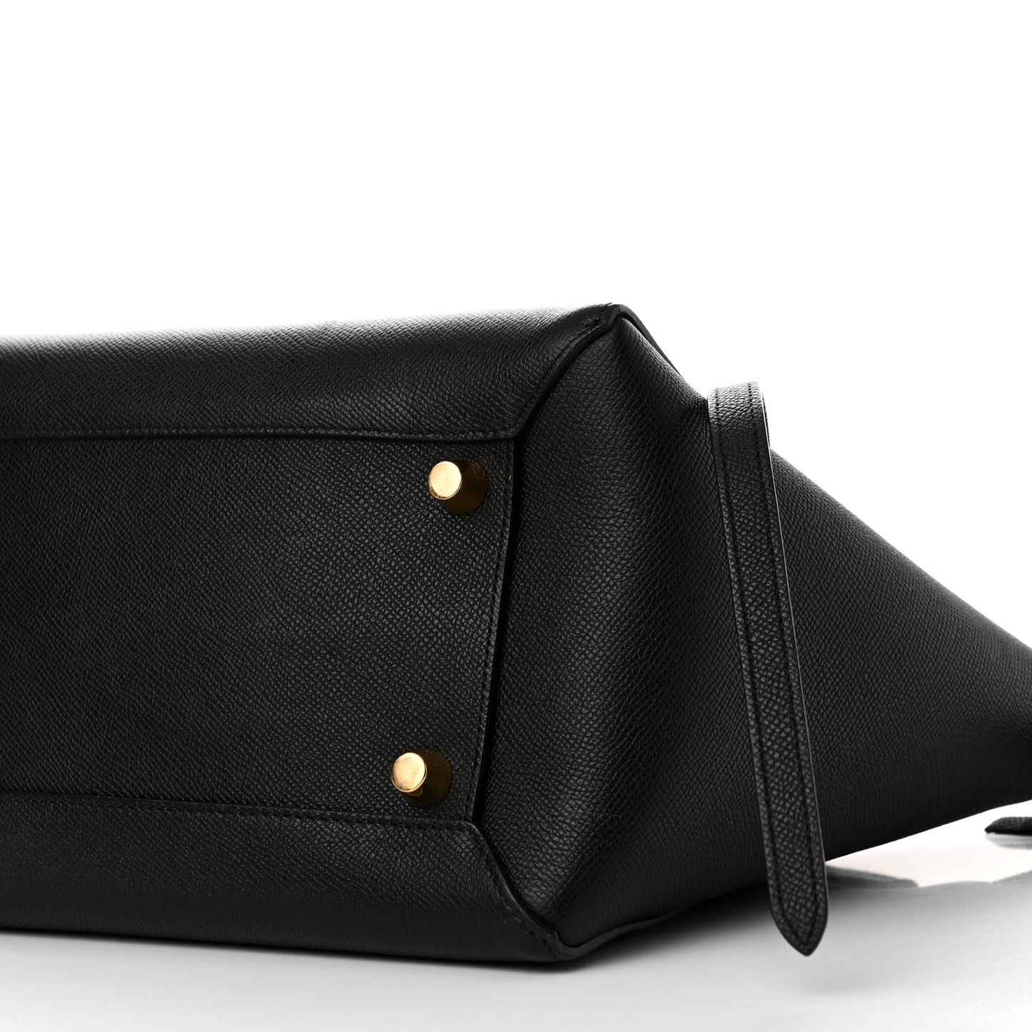 Grained Calfskin Mini Belt Bag Black