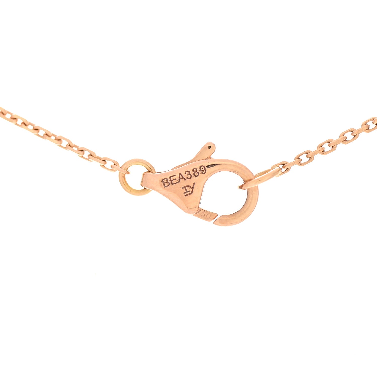Cartier 18K Pink Gold Diamond Pink Sapphire Caresse D'Orchidees Par Cartier Necklace 5 of 5
