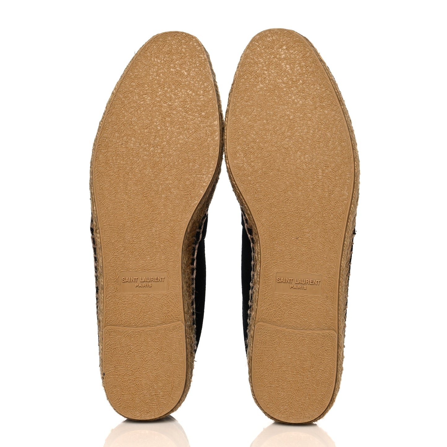 Canvas Nappa Elba Light Logo Embroidered Espadrilles 43 Black