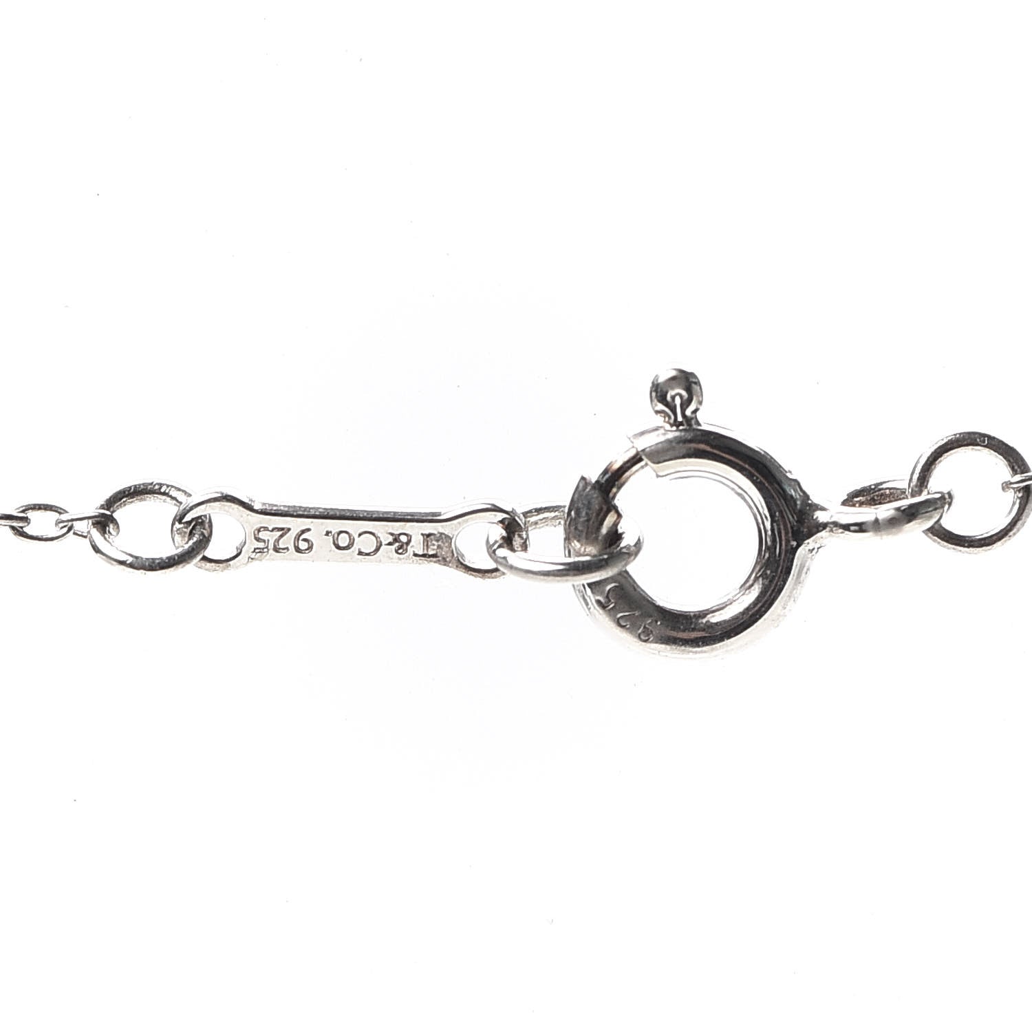 Tiffany Sterling Silver Paloma Picasso Hammered Circle Necklace 5 of 5