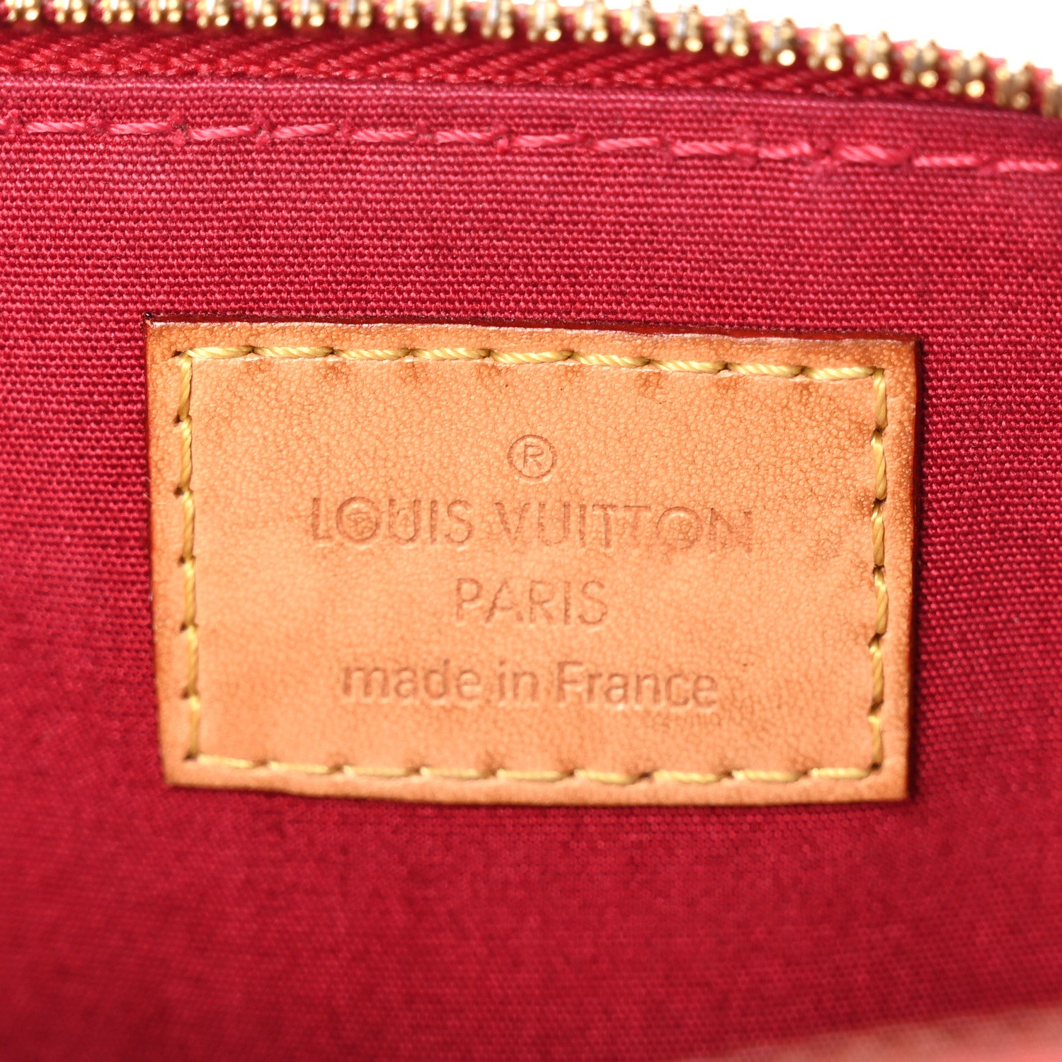 Louis Vuitton Vernis Alma BB Pomme D'Amour 6 of 9