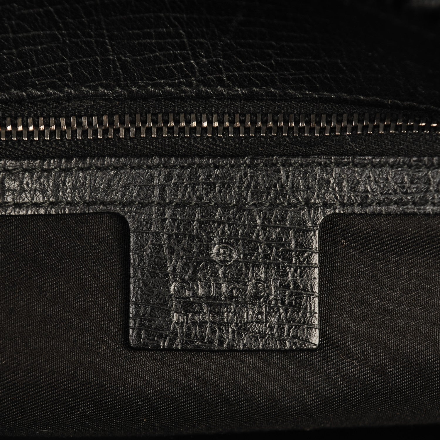 Gucci Monogram Large Horsebit Chain Hobo Black 6 of 7