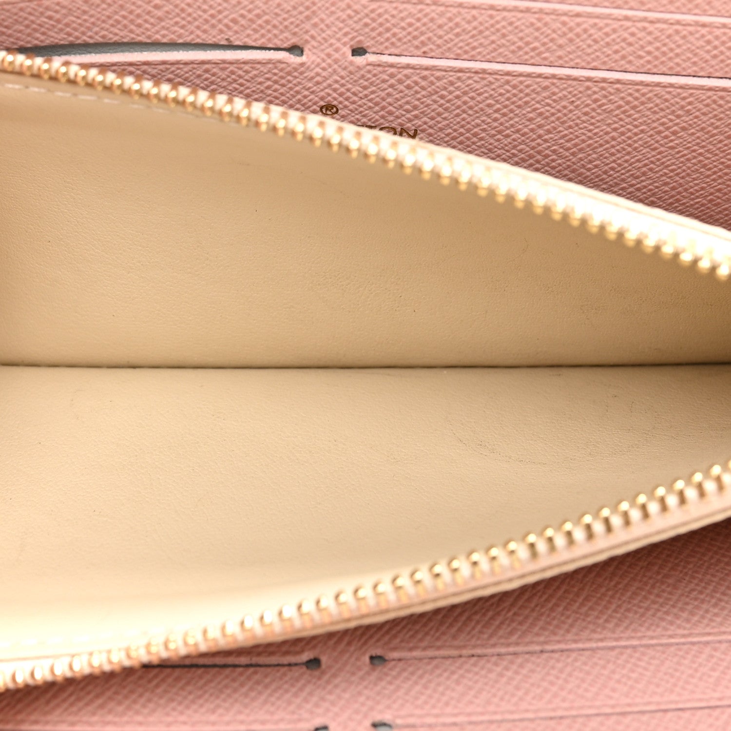Louis Vuitton Damier Azur Clemence Wallet Rose Ballerine 6 of 12