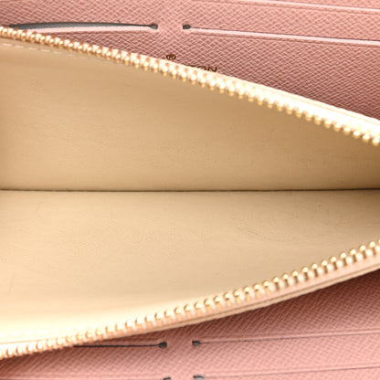 Louis Vuitton Damier Azur Clemence Wallet Rose Ballerine 6 of 12