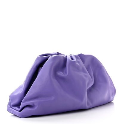 Bottega Veneta Smooth Butter Calf The Pouch Oversized Clutch Purple 3 of 6