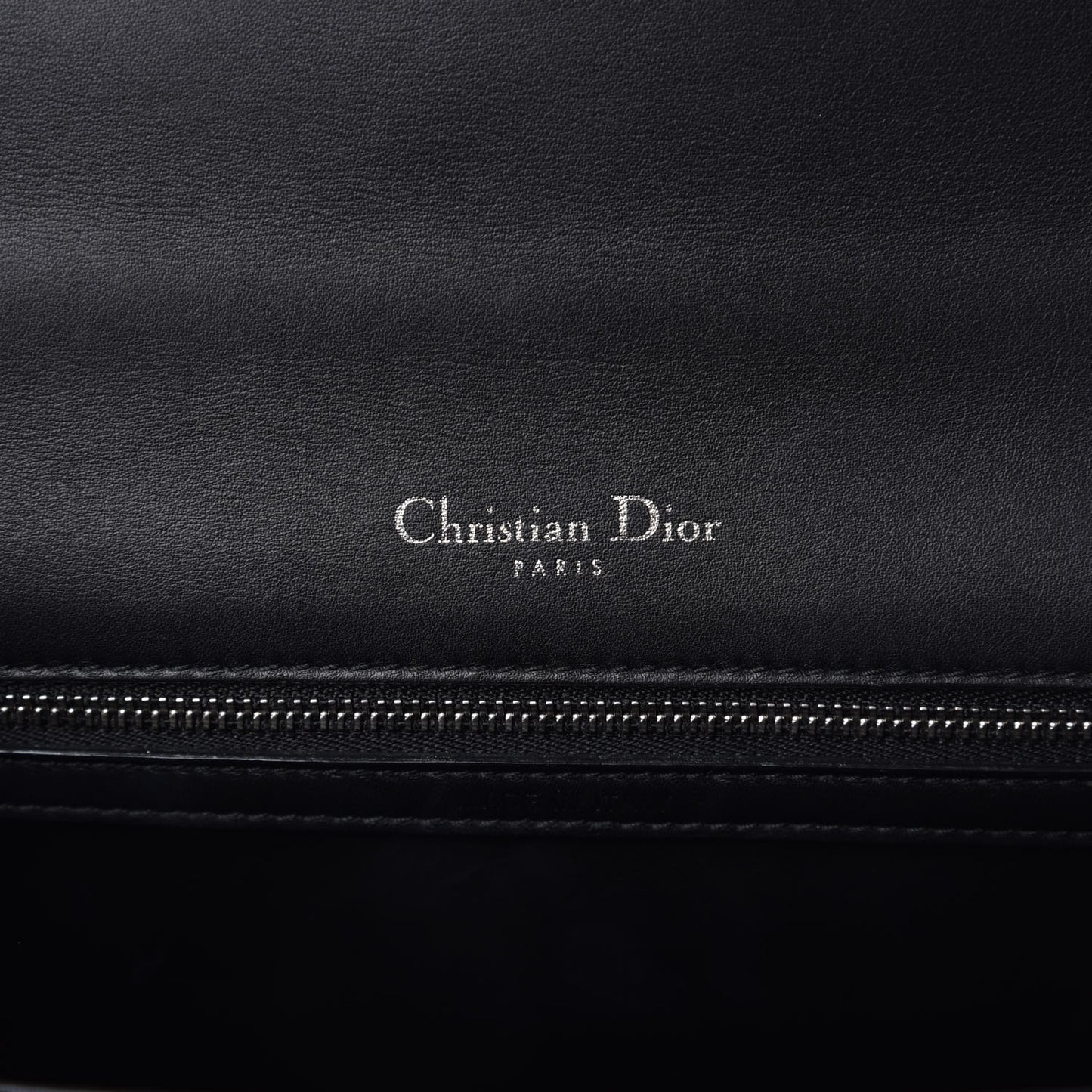 Calfskin Tufted Large Diorama Flap Bag Black Neon